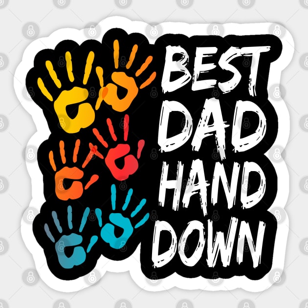 Best Dad Hand Down Sticker by Emart